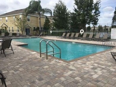 Pool, House in the back gorund