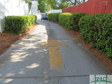 entrance to off street parking