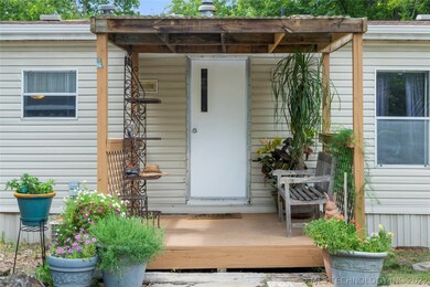 Inviting entry with front patio.