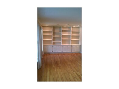Family Room and wall of built ins