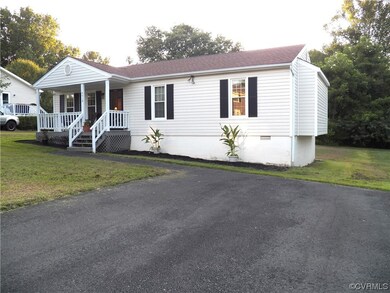Paved driveway