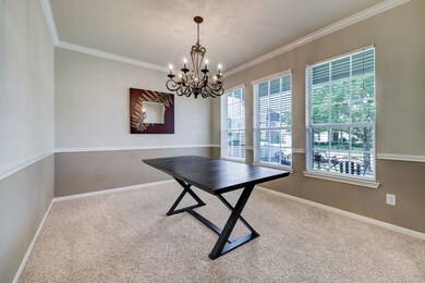 Formal dining has space for both intimate dinners or larger gatherings.