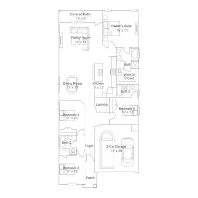 View of home floor plan