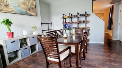 Dining Room with laminate flooring