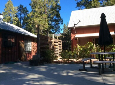 Gate to  the drive and garage