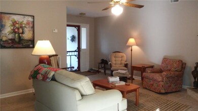 Foyer and living room