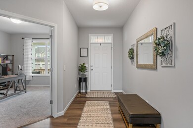 Foyer with room to greet guests