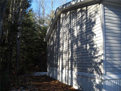 South side of home. Notice woods for...