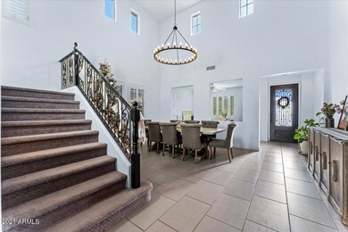 Lovely Dining Fixture & Staircase