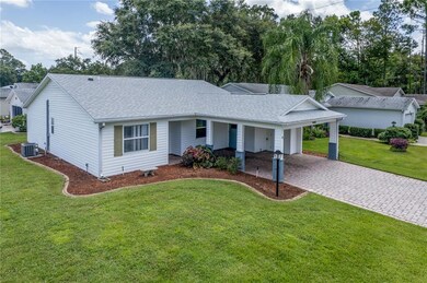 Oversize Carport has plenty of room for a golf cart