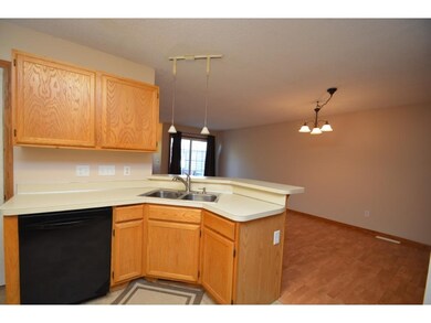 Another view of the kitchen that leads to dining r