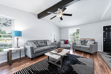 This inviting living room features a modern design