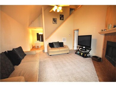 Living Room. Great layout with vaulted ceilings
