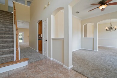 High ceiling Foyer