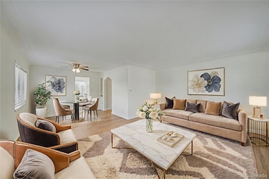 Living room and Dining room