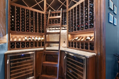 Wine area with beverage cooler