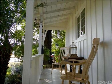 Relexing front porch.