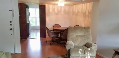 kitchen entrance is right off the dining area
