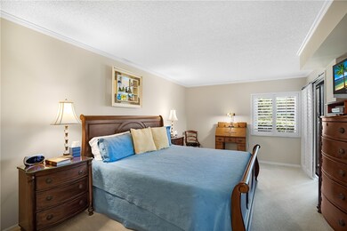 Primary Bedroom is spacious with spa-like en-suite bath, lots of closet space and natural light. Split floorplans allows for ample privacy.