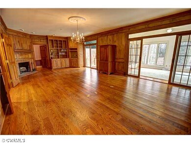 Den/Family/Great Room - Family room with cherry pa