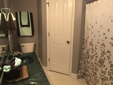 Master bath, double vanities