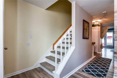 Main floor hall and stairs