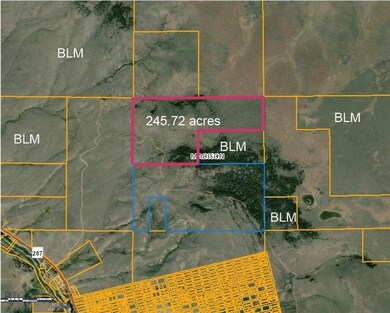 Approximate location of land