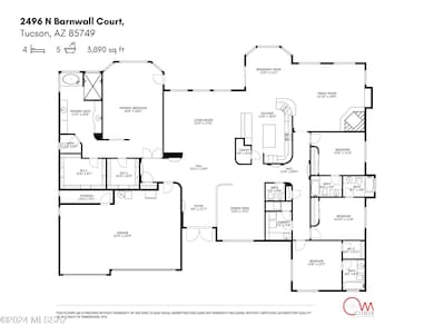 2496 N Barnwall Ct Floor Plan