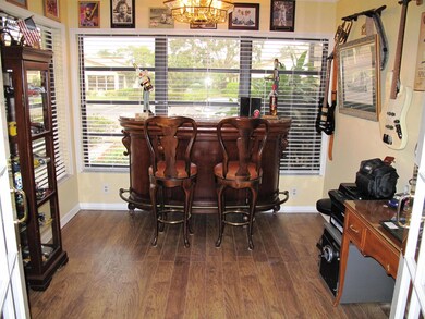 Remodeled Florida room with french doors