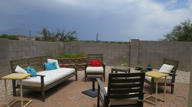 Back Yard with Extended Paver Patio