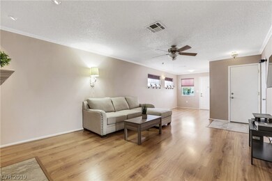 Large family room with upgraded Tile and Wood Lami