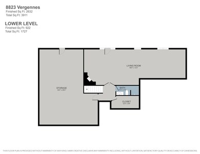 8823 Vergennes Lower Level