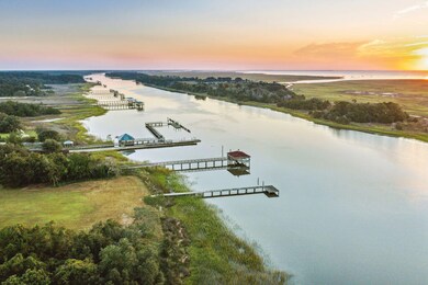 Aerial Showing Old Dock