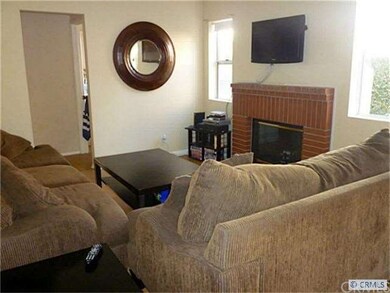 Family room with cozy fireplace