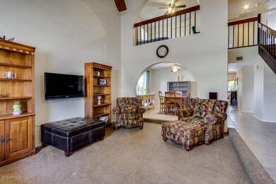 Vaulted Living Room