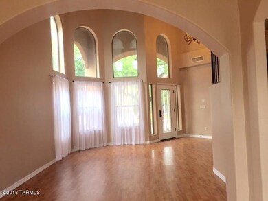 View to front entrance from dining