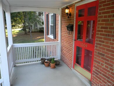 Front porch has room for your rocking chairs, swin
