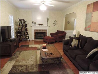 GREAT ROOM WITH WOODBURNING FIREPLACE, HARDWOOD FL
