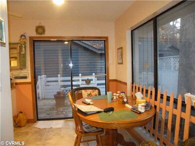 Kitchen - eat-in area of the kitchen opens to the 