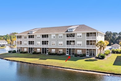 View of building exterior with a water view