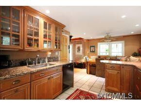 open concept custom kitchen