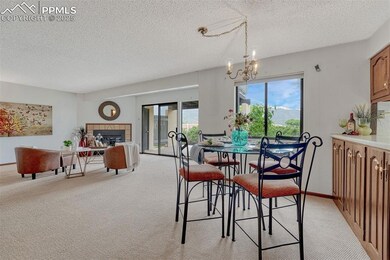 Spacious living and dining area.