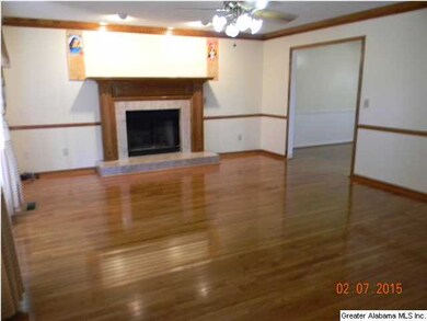 VERY LARGE GREAT ROOM WITH FIREPLACE.