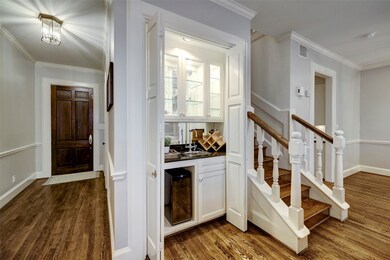 Wet bar with lots of storage!