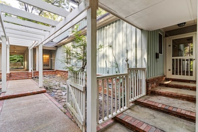 View of patio with a pergola