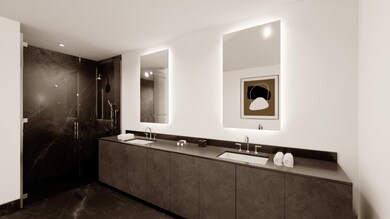 Experience luxury in the primary bathroom. Immerse