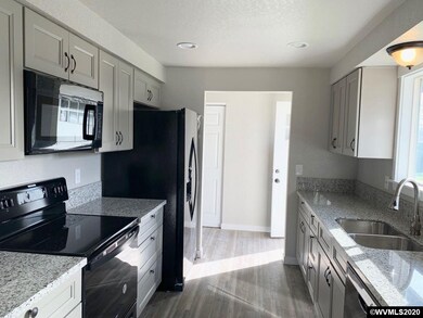 With granite