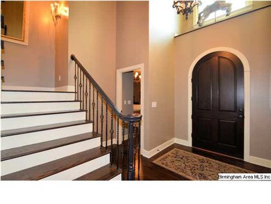 Two story foyer will welcome all who enter.