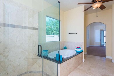 Separate tub and shower