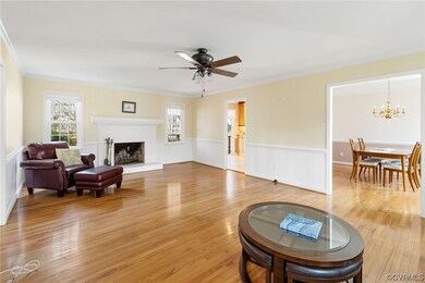Relax in the family room by the wood burning fireplace!
